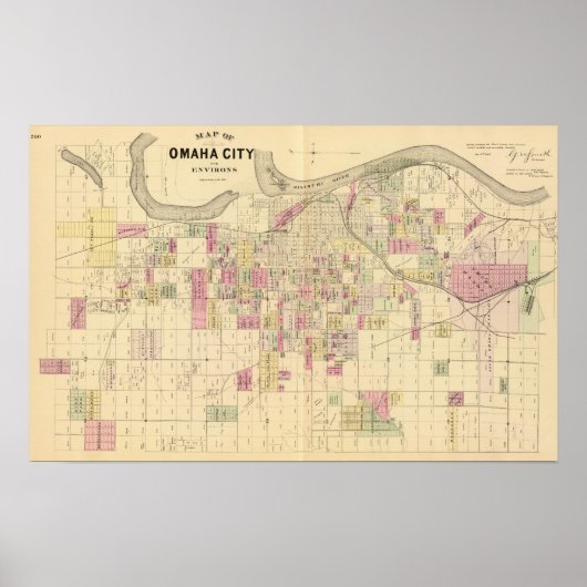 Omaha City, Nebraska Poster (Voorkant)