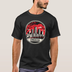 Omaha City Nebraska, Verenigde Staten T-shirt