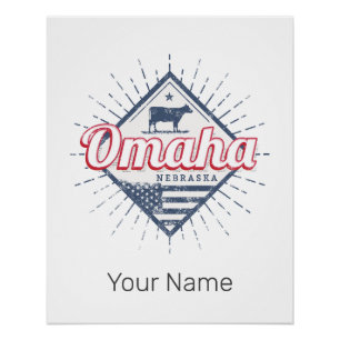 Omaha City Nebraska Verenigde Staten  Verenigde St Perfect Poster