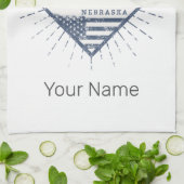 Omaha City Nebraska Verenigde Staten  Verenigde St Theedoek (Gevouwen)