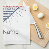 Omaha City Nebraska Verenigde Staten  Verenigde St Theedoek (Quarter Fold)