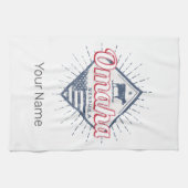 Omaha City Nebraska Verenigde Staten  Verenigde St Theedoek (Horizontaal)