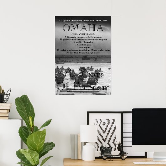 Omaha D-Dag 70th Poster (Thuiskantoor)