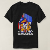 Omaha-dabbing T-shirt (Design voorkant)