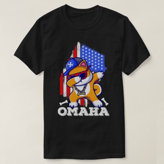 Omaha-dabbing T-shirt (Design voorkant)