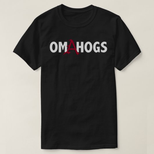 Omaha, hier komt de Hogs Funny Omahogs T-shirt (Design voorkant)