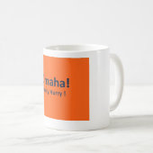 OMAHA. HURRY HURRY Coffee-MOK voor Denver Broncos Koffiemok (Voorkant rechts)