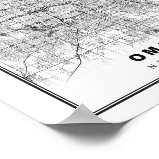 Omaha Map Poster (Hoek)