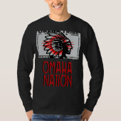 Omaha Nation Flag inheemse inheemse inheemse inhee T-shirt (Voorkant)