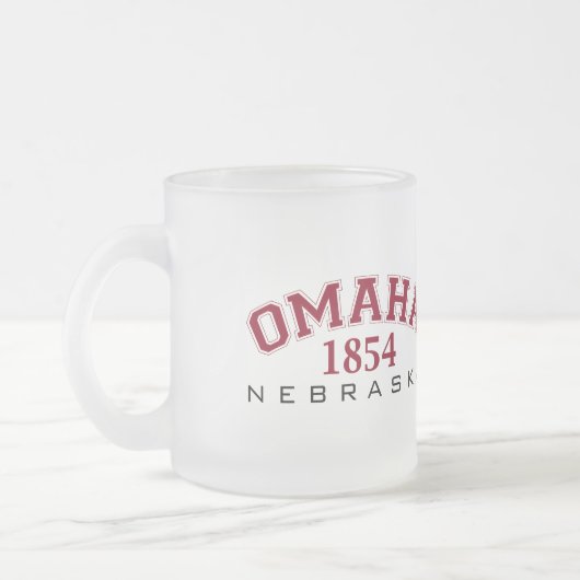 OMAHA, NB - 1854 MATGLAS KOFFIEMOK (Links)