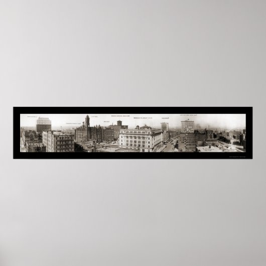 Omaha, NE Foto 1916 Poster (Voorkant)