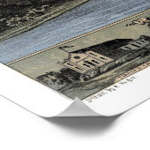 Omaha, NE Panoramic Map - 1868 Poster (Hoek)