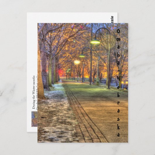 Omaha Nebraksa Briefkaart (Voorkant / Achterkant)