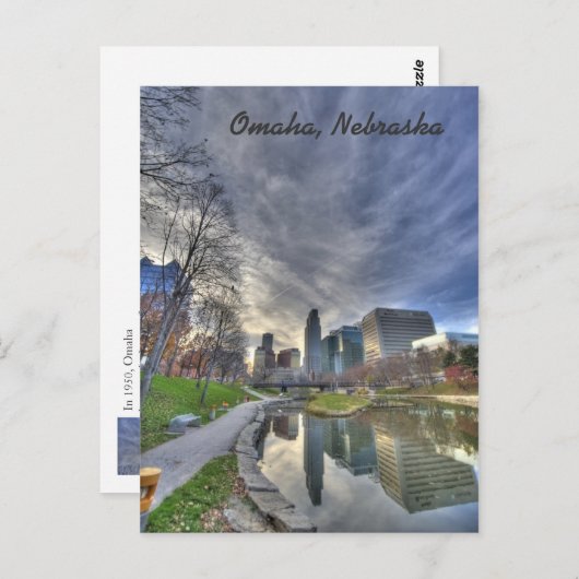 Omaha Nebraksa Briefkaart (Voorkant / Achterkant)