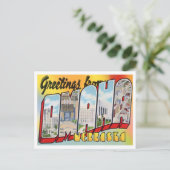 Omaha, Nebraska Big Letters Briefkaart (Staand voorkant)