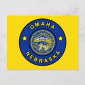 Omaha Nebraska Briefkaart (Voorkant)