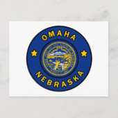 Omaha Nebraska Briefkaart (Voorkant)