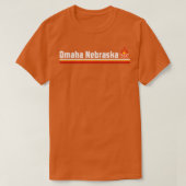 OMAHA NEBRASKA CAMPFIRE T-SHIRT (Design voorkant)