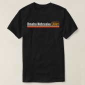 OMAHA NEBRASKA CAMPING T-SHIRT (Design voorkant)