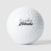 Omaha, Nebraska Golfballen (Voorkant)