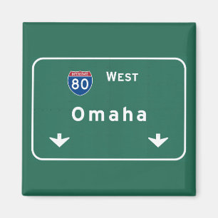 Omaha Nebraska Interstate Highway: Magneet