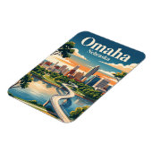 Omaha, Nebraska Magneet (Linkerzijde)