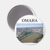 OMAHA nebraska Magneet (Voorkant / Achterkant)