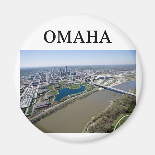 OMAHA nebraska Magneet (Voorkant)