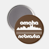 Omaha Nebraska Magneet (Voorkant / Achterkant)