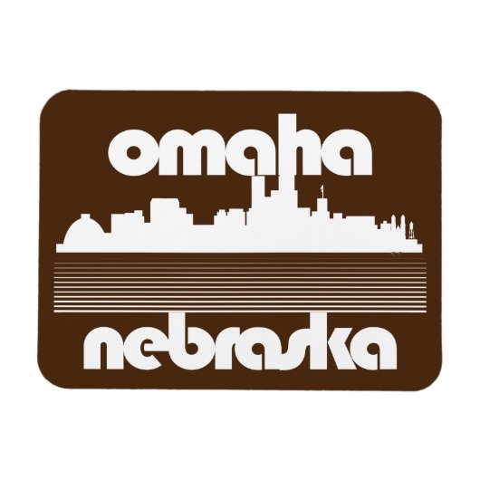 Omaha Nebraska Magneet (Horizontaal)