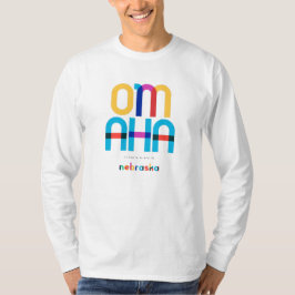 Omaha Nebraska Mid Century, Pop Art T-shirt