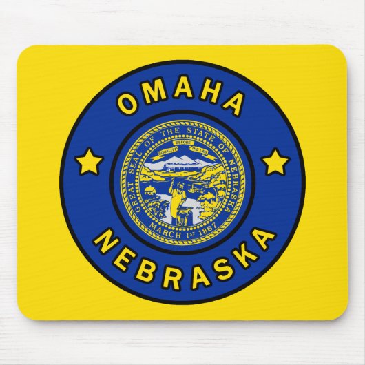 Omaha Nebraska Muismat (Voorkant)