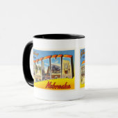 Omaha Nebraska NE Old Vintage Travel Souvenir Mok (Voorkant links)