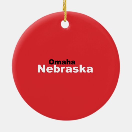Omaha, Nebraska Ornament (Achterkant)