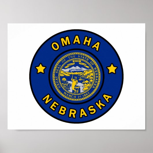 Omaha Nebraska Poster (Voorkant)