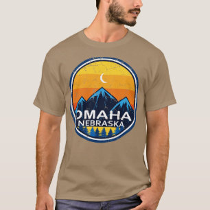 Omaha Nebraska Retro  T-shirt