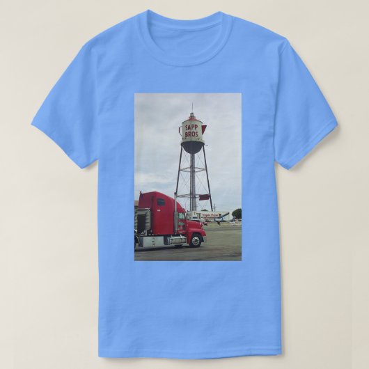 Omaha Nebraska Sapp Brothers Tower T-shirt (Design voorkant)