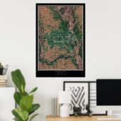 Omaha Nebraska Satellite Poster Map (Thuiskantoor)