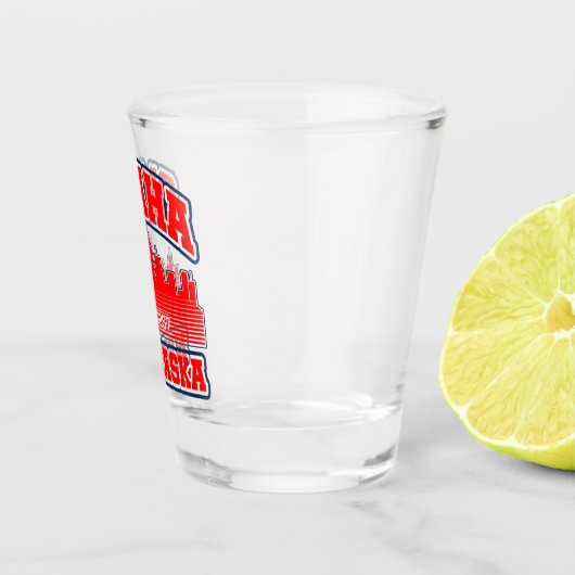 Omaha, Nebraska Shot Glas (Rechts)