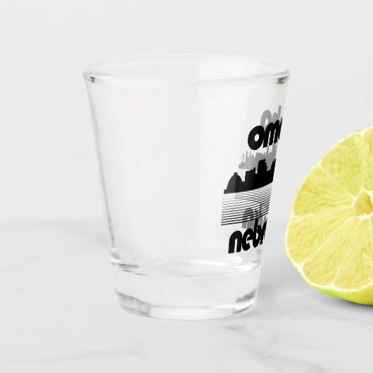 Omaha Nebraska Shot Glas (Links)