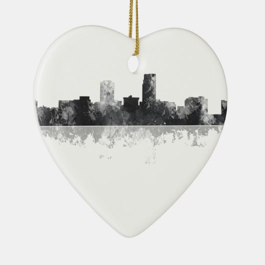 OMAHA NEBRASKA SKYLINE KERAMISCH ORNAMENT (Rechts)