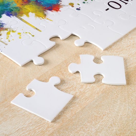 Omaha Nebraska Skyline Legpuzzel (Zijkant)