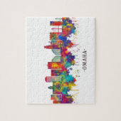 Omaha Nebraska Skyline Legpuzzel (Verticaal)