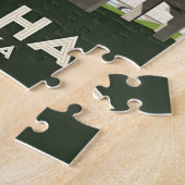 Omaha Nebraska skyline onder een groot viaduct Legpuzzel (Zijkant)