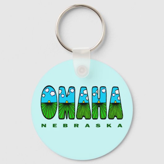 OMAHA NEBRASKA SLEUTELHANGER (Voorkant)