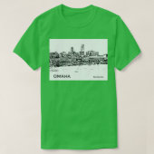 Omaha Nebraska T-shirt (Design voorkant)