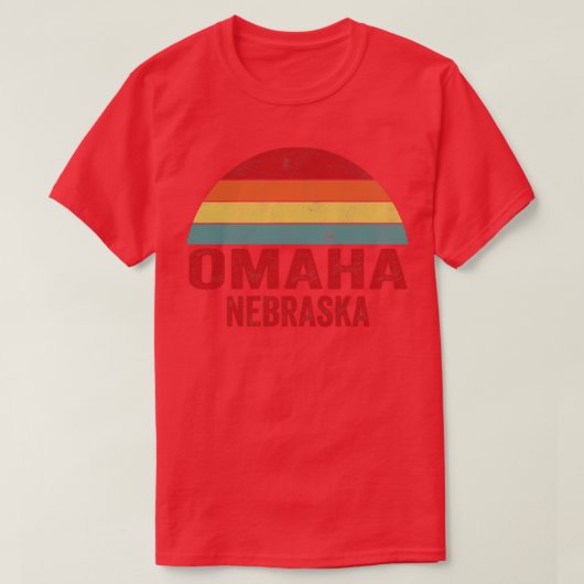 Omaha Nebraska T-shirt (Design voorkant)
