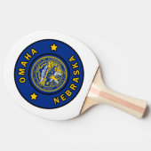 Omaha Nebraska Tafeltennisbatje (Zijkant)