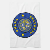 Omaha Nebraska Theedoek (Verticaal)