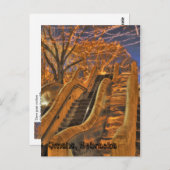 Omaha Nebraska Winter Lights Briefkaart (Voorkant / Achterkant)